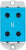 Клемма силовая вводная двойная КСВ 16-95кв.мм син. EKF plc-kvs2-16-95-blue