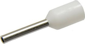 Наконечник-гильза Е 0,75-08 0,75мм2 из/фл белый (100шт) GE (E7508) GRE-014-0030