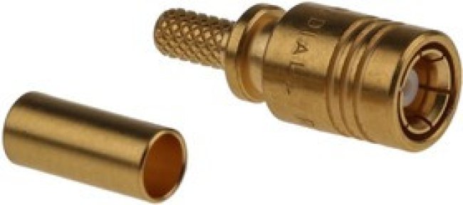 R114082000W, Plug Cable Mount SMB Connector, 50, Crimp Termination, Straight Body R114082000W, Plug Cable Mount SMB Connector, 50, Crimp Termination, Straight Body