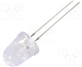 OS5OKPA201A, LED; 10mm; orange; 8°; Front: convex; 2.1?2.6V; No.of term: 2; 78mW OS5OKPA201A, LED; 10mm; orange; 8°; Front: convex; 2.1?2.6V; No.of term: 2; 78mW