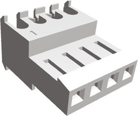3-640621-4, 4-Way IDC Connector Socket for Cable Mount, 1-Row