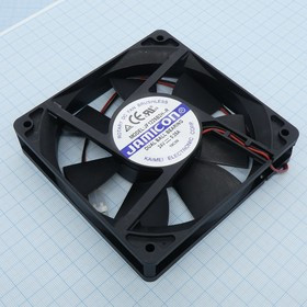 JF1225B2H-C-R, (120*120*25 24V разъем), Вентилятор 24В DC, 2400об/мин, 136,1м3/час, 120x120x25мм, 39.5дБ, подшипник качения