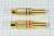 Гнездо RCA на кабель 4~6мм с пружинным хвостовиком, золотое с красным; №1286 R гн RCA\каб\кр\4~ 6мм\мет\Au\\(два красных кольца)