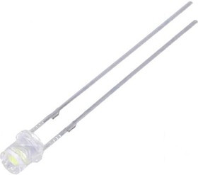 OSWWD234E1A, LED; 3mm; white cold; 1120?1560mcd; 140°; Front: flat; 2.7?3.4V