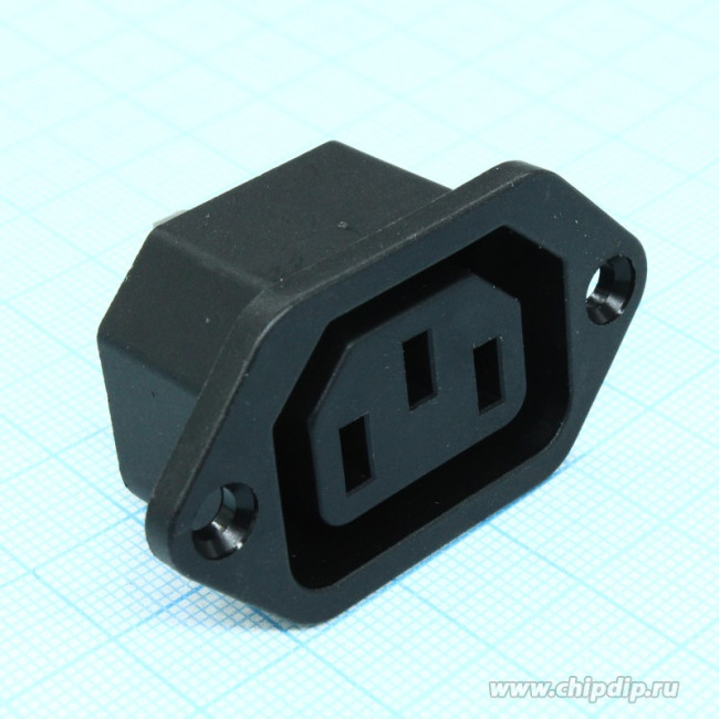 KLS1-AS-302-1, Разъем питания 250V AC 10A