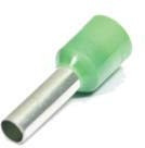 Клемма наконечник на кабель, 3,2x12мм, 4мм, 6,0мм2, обжимная, зеленый, LT060012