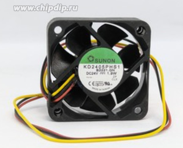 Вентилятор Sunon KD2405PHS1 DC 24v 1.9A 3pin 50x15