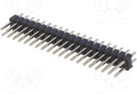 ZL202-40G, Штыревая планка, штыревой, "папа", PIN 40, прямой, 2,54мм, THT ZL202-40G, Штыревая планка, штыревой, "папа", PIN 40, прямой, 2,54мм, THT