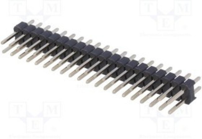 ZL202-40G, Штыревая планка, штыревой, "папа", PIN 40, прямой, 2,54мм, THT ZL202-40G, Штыревая планка, штыревой, "папа", PIN 40, прямой, 2,54мм, THT