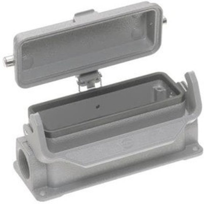 19300242296, Heavy Duty Power Connectors SURFACE MOUNTING HSG HAN 24B 2 SIDE ENTRY 19300242296, Heavy Duty Power Connectors SURFACE MOUNTING HSG HAN 24B 2 SIDE ENTRY