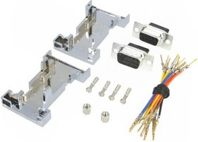 GA-0909-MF-M-K, Переходник: адаптер, D-Sub 9pin "папа", D-Sub 9pin "мама"