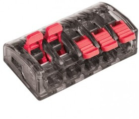 Клемма СМК 221-415, 5 отверстий, 0.2-4.0мм2, 50шт, PROxima SQ plc-smk-221-415