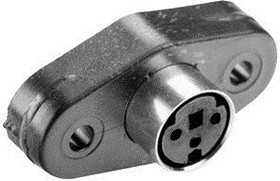 MD-30SP, Circular DIN Connectors 3 8 Positions, Receptacle, Vertical, Panel Mount, Mini Circular DIN Connector