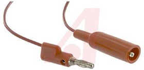 BU-2030-A-24-2, 10A Red Test lead, Male, 300V Rating - 0.6m Length