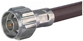 11_N-50-7-44/133_NH, RF Connector, N-Type, Brass, Plug, Straight, 50Ohm, Crimp Terminal