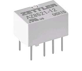 AZ8521-24, Реле: электромагнитное, DPDT, Uобмотки: 24ВDC, 0,5A/125ВAC, 2А