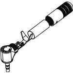 35HDRABAUS, Phone Connectors 3.5MM R/A Plug Black/Gold