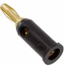 5406-0, Test Plugs &amp; Test Jacks BLK BANANA PLUG