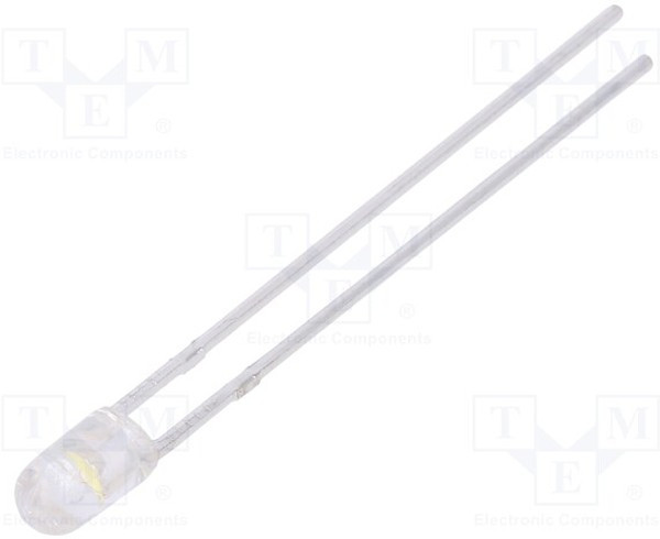 LL-304WC2J-W2-3PD, LED; 3mm; white cold; 5000?8500mcd; 30°; Front: convex; 2.6?3.6V LL-304WC2J-W2-3PD, LED; 3mm; white cold; 5000?8500mcd; 30°; Front: convex; 2.6?3.6V