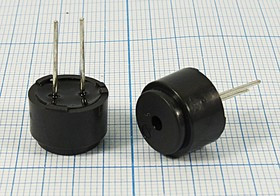 Зуммер магнитоэлектрический без генератора, 14x10, напряжение 3.0В, сопротивление 14 Ом, частота 4.0