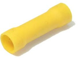 Гильза соединительная d3,4, обжимная, желтая; №775 клемма гн+гн d3,4\\ \обж\жел\
