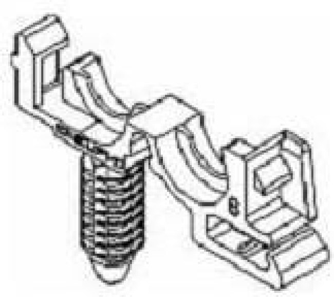 12040984, Automotive Connectors CONDUIT CLIP NAIL SIZE 6 6.35 DIAM