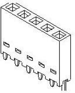 90147-1108, Headers &amp; Wire Housings 8CKT VERT SR CON