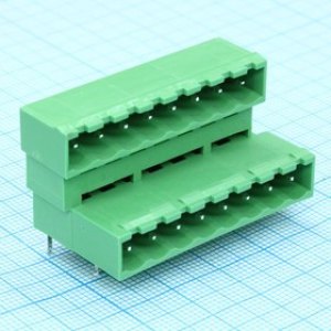2EDGRTC-5.08- 16P-14-00A(H), Разъемный клеммный блок на плату, 16 контактов. Серия 2EDGRTC-5.08