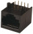 TJ10P10C (DS1135), Розетка 10P10C (RJ50) на плату угловая (OBSOLETE)