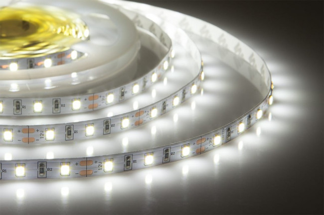 Светодиодная лента 300smd диодов (2835), 12в, 5м, белый 6500-7000к ELF-300SMD2835NWw6500