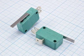 Переключатель концевой(путевой) 29x10 x16, 220, 5, ON-(ON), L27, MSW-02B[Z]; Q-945 ZG ПКонц 29x10 x16\220\ 5\ON-(ON)\\ L27\MSW-02B[Z]\