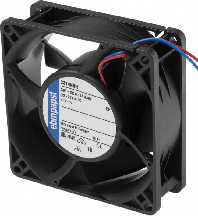 Вентилятор Ebmpapst 3314NHH 24v 145mA 3.5W (12-28V) 92x32 2pin