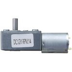 Мотор с редуктором JGY-370 червячная передача 12В 14 об/мин Мотор с редуктором JGY-370 червячная передача 12В 14 об/мин