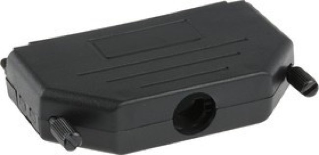 MHDPPK37-K, D-Sub plastic hood Poles 37