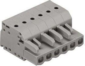 2231-104/026-000, Съемная клеммная колодка, 5 мм, 4 вывод(-ов), 24AWG до 12AWG, 2.5 мм², Вставной, 16 А