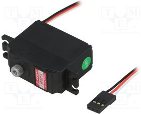 KP-M0261, Двигатель: сервомеханизм, 4,8-6ВDC, mini, аналоговый, 26г, металл