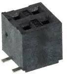 791091001, 79109 Series Vertical Surface Mount PCB Connector, 4-Contact, 2-Row, 2mm Pitch, Solder Termination