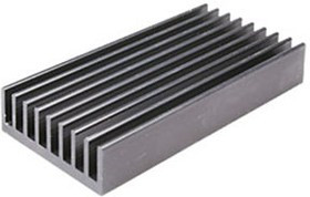 HS 183-100, радиатор алюминиевый 100x50x17