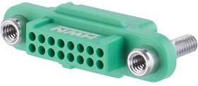 G125-2241696F3, Корпус разъема, Black / Green, G125, Гнездо, 16 вывод(-ов), 1.25 мм, G125 Series Contacts G125-2241696F3, Корпус разъема, Black / Green, G125, Гнездо, 16 вывод(-ов), 1.25 мм, G125 Series Contacts