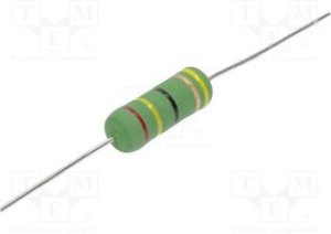 KNPA3W-24R, Резистор: проволочный, высоковольтный, THT, 24Ом, 3Вт, ±5%, осевые