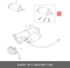 B111RD3708111BA, ВТЯГИВАЮЩЕЕ РЕЛЕ СТАРТЕРА
