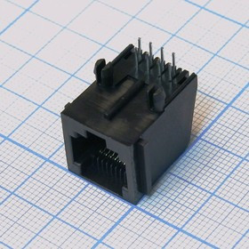 TJ8P8C розетка в плату 57-04 5721 8P (Rj45)