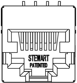 SS-71100-001, Modular Connectors / Ethernet Connectors RJ45 Connector