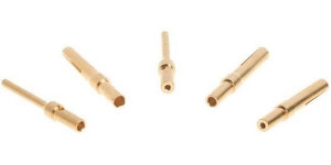 09670003476, Контакт; "мама"; 22AWG-18AWG; Han D-Sub; позолота; обжим