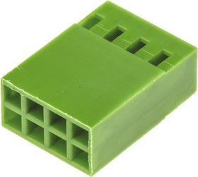 925367-4, AMPMODU MOD IV Female Connector Housing, 2.54mm Pitch, 8 Way, 2 Row