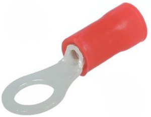 34149, Клемма с кольцевым наконечником, M5, #10, 16 AWG, 1.42 мм², Серия PLASTI-GRIP, Красный 34149, Клемма с кольцевым наконечником, M5, #10, 16 AWG, 1.42 мм², Серия PLASTI-GRIP, Красный