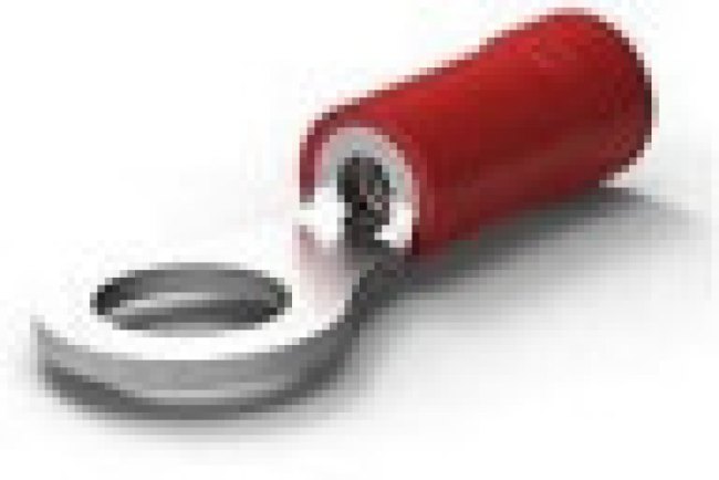 34149, Клемма с кольцевым наконечником, M5, #10, 16 AWG, 1.42 мм², Серия PLASTI-GRIP, Красный 34149, Клемма с кольцевым наконечником, M5, #10, 16 AWG, 1.42 мм², Серия PLASTI-GRIP, Красный