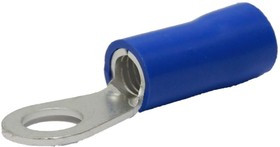 Кольцевой изолированный наконечник ROV-814 с ПВХ манжетой 10.5...16.7мм2/ М8/Синий/6500814