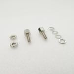 HDW-023, Connector Accessories Screw Straight Brass Nickel