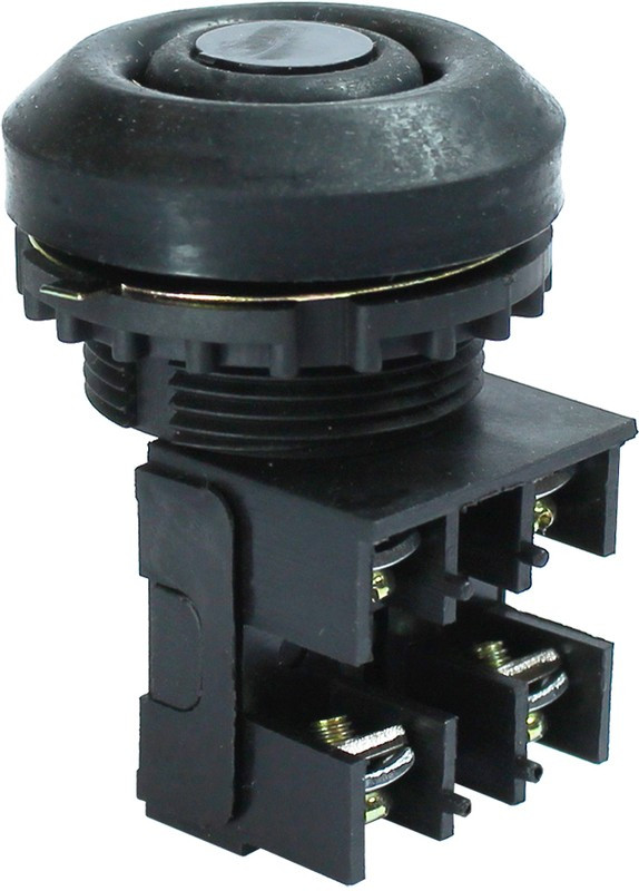 Выключатель кнопочный ВК30-10-11110-54У2 чер 1з+1рцилиндр IP54 10А 660В Выключатель кнопочный ВК30-10-11110-54У2 чер 1з+1рцилиндр IP54 10А 660В